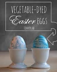 Is there a way to avoid food coloring with easter egg decorating? Vegetable Dyed Easter Eggs Tinkerlab
