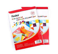 FOSKA Color Handmade Origami Paper A4 Assorted Colors 80GSM 100 Sheets