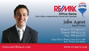 Develop your re/max brand identity with an attractive printed business card, created by our team of experts using the highest quality material and a quick turnaround time. Remax Business Card 001 Remax Business Cards Real Estate Business Cards Custom Printing Request