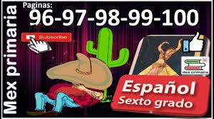 Así que algunas breves reseñas de nosotros, siga el enlace proporcionado. Espanol 6 Espanol Sexto Grado Paginas 96 97 98 99 100 Espanol 6to Grado Libro Espanol Contestado Youtube