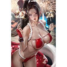 Custom Print Game Street Fighter Mai Shiranui Sexy Girl Art Posters Wall  Art Canvas Painting For Living Room Home Decor Picture - Painting &  Calligraphy - AliExpress