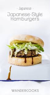 Japanese Style Hamburgers Recipe Hamburger Food Angus Beef