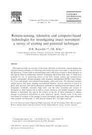 Magnetic field due to a bar magnet. Pdf Remote Sensing Telemetric And Computer Based Technologies For Investigating Insect Movement A Survey Of Existing And Potential Techniques