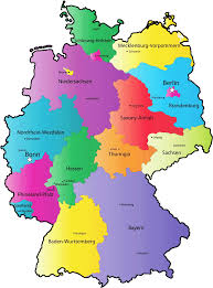 Hacia el sur se encuentran las naciones de austria y. Deutsch Aprende Aleman Cada Dia Introduccion Germany Map States Of Germany Germany