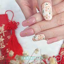 61 cny nails chinese new year manicure new years nail designs nails fall nail colors