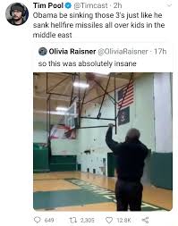 Traveling content director @whitehouse | ‍. Tim Pool Timcast Obama Be Sinking Those Just Like He Sank Hellfire Missiles All Over Kids In The Middle East Olivia Raisner Oliviaraisner So This Was Absolutely Insane 649 2305 Of 128k