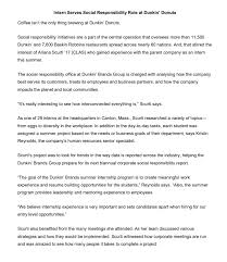 intern serves social responsibility