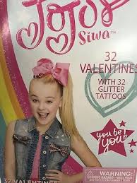 Valentine's day is a holiday that's loved among some, but certainly not all, and just as there are singles who don't love the amorous day, there are couples. Jojo Siwa 32 Classroom Valentines Day Cards Glitter Tattoos Pink Bow Bow New Pictureplacephotography Com Ng