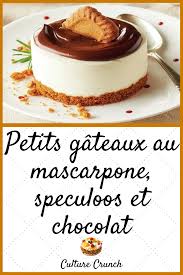 Petits Gateaux Sans Cuisson Au Mascarpone Speculoos Et Au Chocolat La Recette Facile Desserts Mini Desserts Dessert Recipes