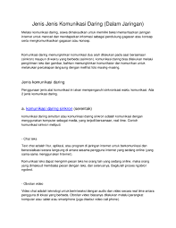 3.10.2 menggambarkan proses komunikasi data sinkron dan asinkron. Contoh Komunikasi Sinkron Dan Asinkron Kami