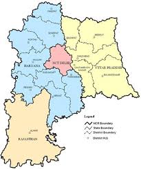 *map showing all the districts of delhi with boundaries. Delhi Ncr Map List Of Cities Under Delhi Ncr Map Of Delhi Ncr