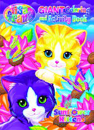 Before lisa frank launched a book for adults, lisa frank already launched the coloring page for children and teenagers. Lisa Frank Giant Coloring Activity Book Playtime Kittens Kappa Books Publishers Amazon De Bucher