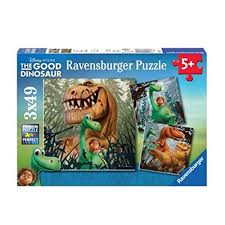 Goodfit is a puzzle brand that constructs new puzzles from old cardboard. Ravensburger The Good Dinosaur The Dino Gang 3 49 Piece Jigsaw Puzzles For Kids Every Piece Is Unique Pieces Fit Together Perfectly Buy Online In Aruba At Aruba Desertcart Com Productid 21760261