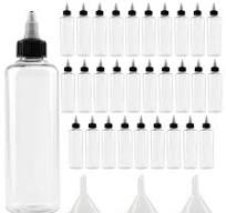30 PCS 10 oz Plastic Squeeze Bottles, Round Dispensing Bottles with Twist  Top Cap for Crafts, Kitchen, Household, Clear