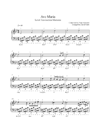 Watch the video for ave maria from franz schubert's all angels for free, and see the artwork, lyrics and similar artists. Ave Maria By Franz Schubert Piano Sheet Music Intermediate Level Sheet Music Piano Sheet Music Piano Sheet
