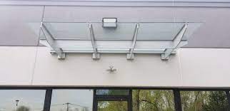 Masa Vision Series Glass Canopies At Quagen Pharma In West Caldwell Nj Glass Architecture Buildings Creativ Custom Canopy Extruded Aluminum Metal Awning