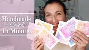 Subscribe to get our latest content by email. Handmade Cards In Minutes With This Card Making Technique Youtube