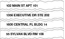 An online search will normally yield the correct information. 213 Secondary Address Unit Designators Postal Explorer