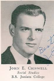 John E Criswell (1935-2017)