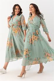 Yeni Gelenler Yeni Sezon Kadin Giyim Deniz Butik Sifon Elbise The Dress Elbise