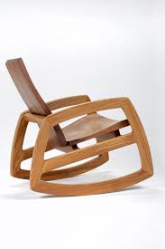 Cascade Rocking Chair In Walnut And White Oak Etsy In 2020 Walnut Rocking Chair Wooden Swing Chair Rocking Chair