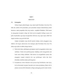 Untuk mendapatkan file lengkap dalam bentuk ms word mulai bab 1 sd. Doc Contoh Bab 5 Skripsi Tesis Roby Irzal Maulana Academia Edu