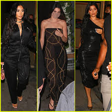 Jenner has also launched her own cosmetic brand, kylie cosmetics, which includes her wildly successful kylie lip kit. Kim Kardashian Grabs Dinner With Sisters Kylie Kendall Jenner In La Kendall Jenner Kim Kardashian Kris Jenner Kylie Jenner Just Jared