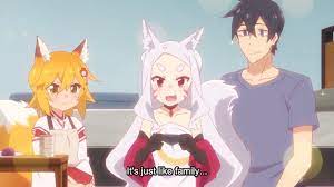 It's just to look cute and quirky. Sewayaki Kitsune No Senko San The Helpful Fox Senko San Episode 6 Moeronpan