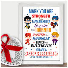 Super Hero Husband 1st Wedding Anniversary Gift Ideas For Him Husband Personal First Wedding Anniversary Gift 1st Wedding Anniversary Wedding Anniversary Gifts