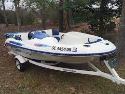 The jet ski can be attached or detached to the boat in seconds, which makes this setup flexible. My First Seadoo Boat 97 Sportster Sea Doo Forum