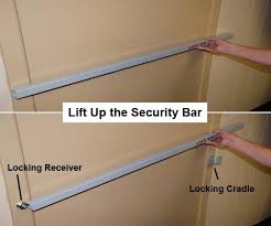 Door Security Bar Can Be Used On Interior Doors To Secure An In Swing Safe Room Door And Exterior Doors With Wood Fr Steel Doors Safe Room Doors Security Door