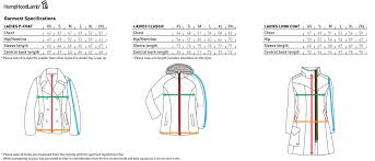 outwear size chart for ladies hemp hoodlamb 2013 winter