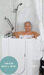 The most common bathtub installation is an alcove bath with an overall size of 60 inches x 32 inches. 59 Walk In Bath Tub Ideas Walk In Bath Walk In Tubs Tub