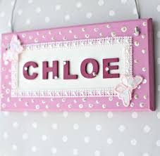 Girl S Personalised Handmade Pearl Bedroom Door Sign Plaque Children S Gift Bedroom Door Signs Girls Door Sign Door Signs