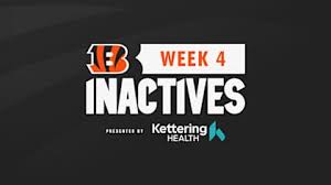 Bengals Inactive Players