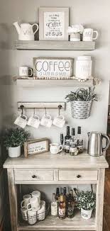 Farmhouse Coffee Station Ideas Farm Style Coffee Bar Ideas Pictures For Your Home Coffee Bar Home Coffee Bars In Kitchen Home Coffee Stations