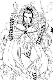 Marvel for kids wolverine x men70af. X Men Strom Coloring Pages Learny Kids