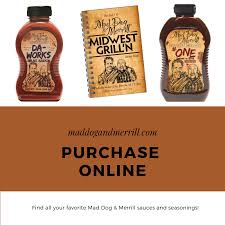 Visit Mad Dog Merrill S Online Store To Have Barbecue Sauce And Seasonings Shipped Right To Your Home In 2020 Mad Dog Barbecue Sauce Flask