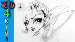 Every day new 3d models from all over the world. How To Draw A Cute Fantasy Fairy Elf Step By Step Realistic Youtube