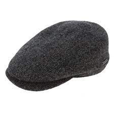 Vous serez au chaud pour sûr avec un extérieur intégralement en laine pure, en laine d'alpaga ou en cachemire. Casquette Belfast Castle Laine Anthracite Stetson