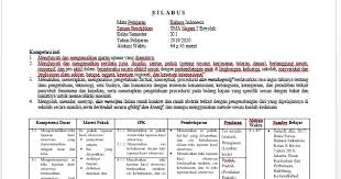 Reservieren your hotel in indonesien online. Silabus Bahasa Indonesia Sma Kelas X Semester 1 Dan 2 Kurikulum 2013 Pengembangan Guru 7 Kolom Zuhri Indonesia