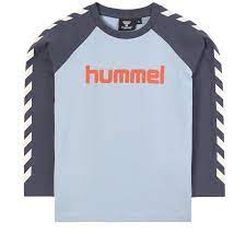 Skjorte, hummel skjorte, hummel, str. Hummel Branded T Skjorte Bla Babyshop No