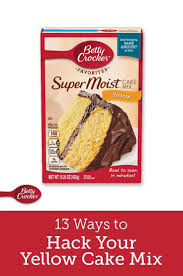 34 Delectable Desserts Made With Yellow Cake Mix Yellow Cake Mix Recipes Recipes Using Cake Mix Boxed Cake Mixes Recipes