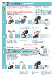 Descaling Detartrage Start Start Stop Stop Nespresso Essenza Automatic D100 Manuel D Utilisation Page 10 10