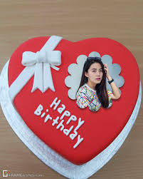 Birthday Cake With Photo Frame Romantic Heart Cake Frame For Birthday Happy Birthday Cake Photo Happy Birthday Frame Birthday Wishes With Photo