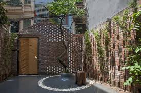 Maison T C Tuan Nghia Nguyen Brick Facade Landscape Design Brick
