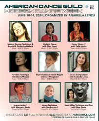 June 10-14, Modern Dance Week Intensive
