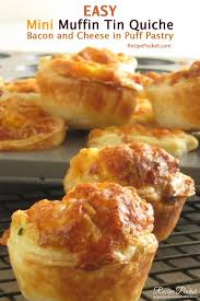 Quick And Easy Mini Bacon Cheese Quiche Makes 24 Recipe Quiche Recipes Easy Cheese Quiche Bacon And Cheese Quiche