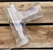 1.5 INCH GLASS TEE for Trap & Probe assembly