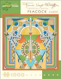 Made from thick puzzle board. Frank Lloyd Wright Imperial Hotel Peacock Carpet 1000 Piece Jigsaw Puzzle Pomegranate Artpiece Puzzle Buy Online In Qatar At Qatar Desertcart Com Productid 5934533